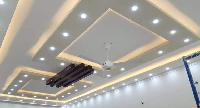 ديكورات الجبس و جبس بورد جدار قاطع