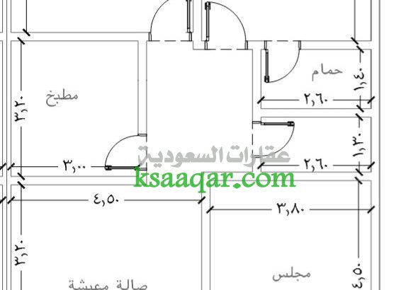 شقة تحتالانشاء في الزهراء