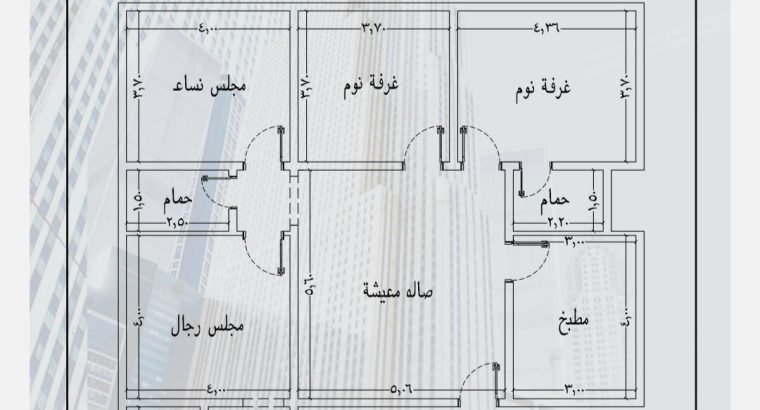 شقه 4 غرف ب379 الف حي بن لادن جدة قيد الانشاء