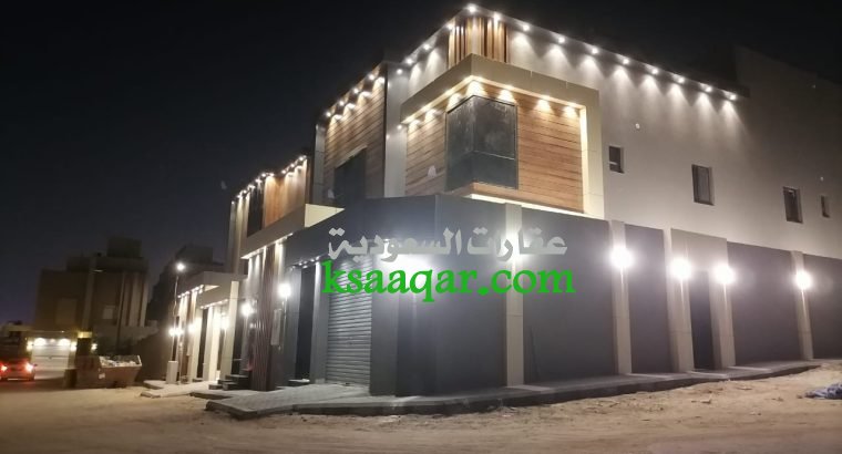 للبيع فيلا مساحة 344 حي النرجس