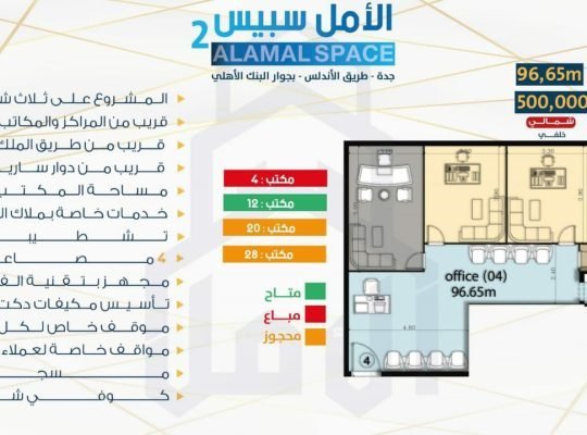 مكاتب للببع جدة