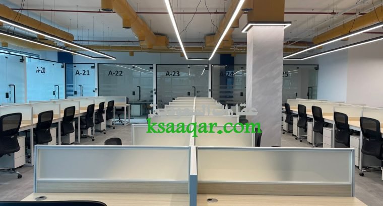 مكاتب مؤثثة للإيجار في حي السليمانية