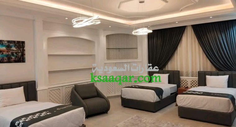 شقة فندقية VIP بالمدينة المنورة بمساحة ٦٥٠ م للإيج
