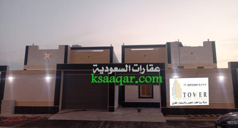 للبيع فيلا دور واحد بناء شخصي ف جده حي الوفاء