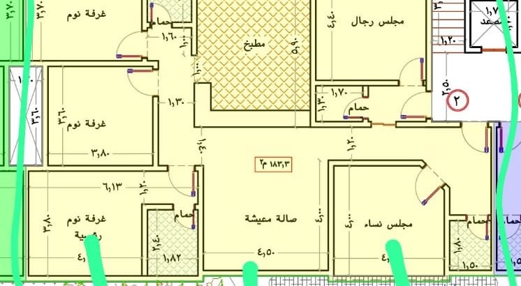 شقه 5 غرف مساحه 183 م بسعر 519 الف كاش في جدة