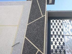 تكسيه الواجهات بكسر الرخام