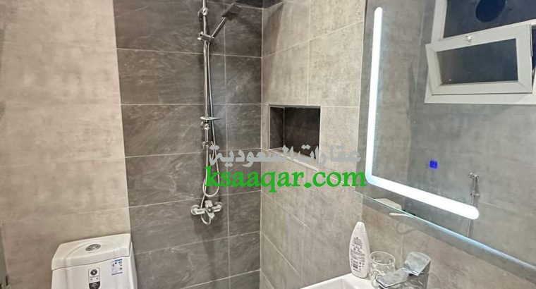 شقة جديدة جاهزة للإيجار السنوي حي الملقا بالرياض