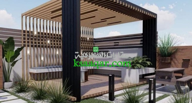 البرجولات الخشبية في جدة – لمسة جمالية لأحواش وفيل