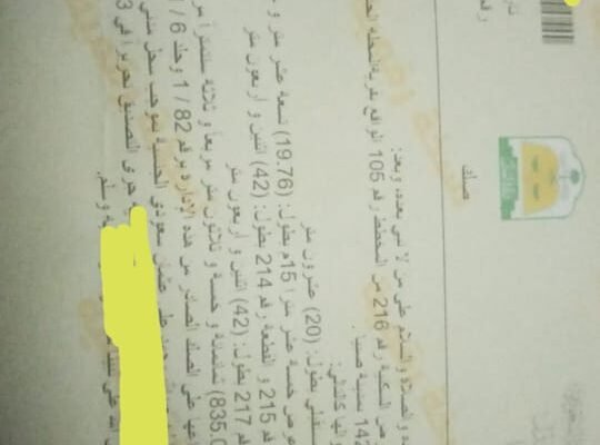 بيش المحلة ارض للبيع في المحلة