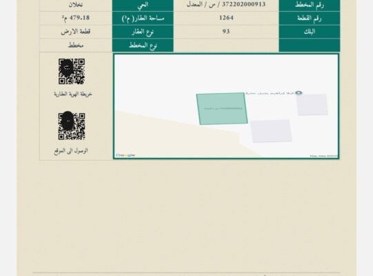 أرض للبيع بصك في صبيا نخلان