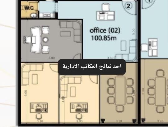 مكاتب أدارية للبيع في قلب جدة تحت التشطيب...