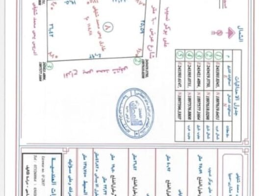 ارض للبيع بحجه موقع ممتاز صبيا